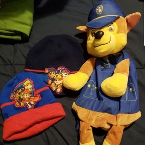 Paw Patrol bundle backpack and hats
